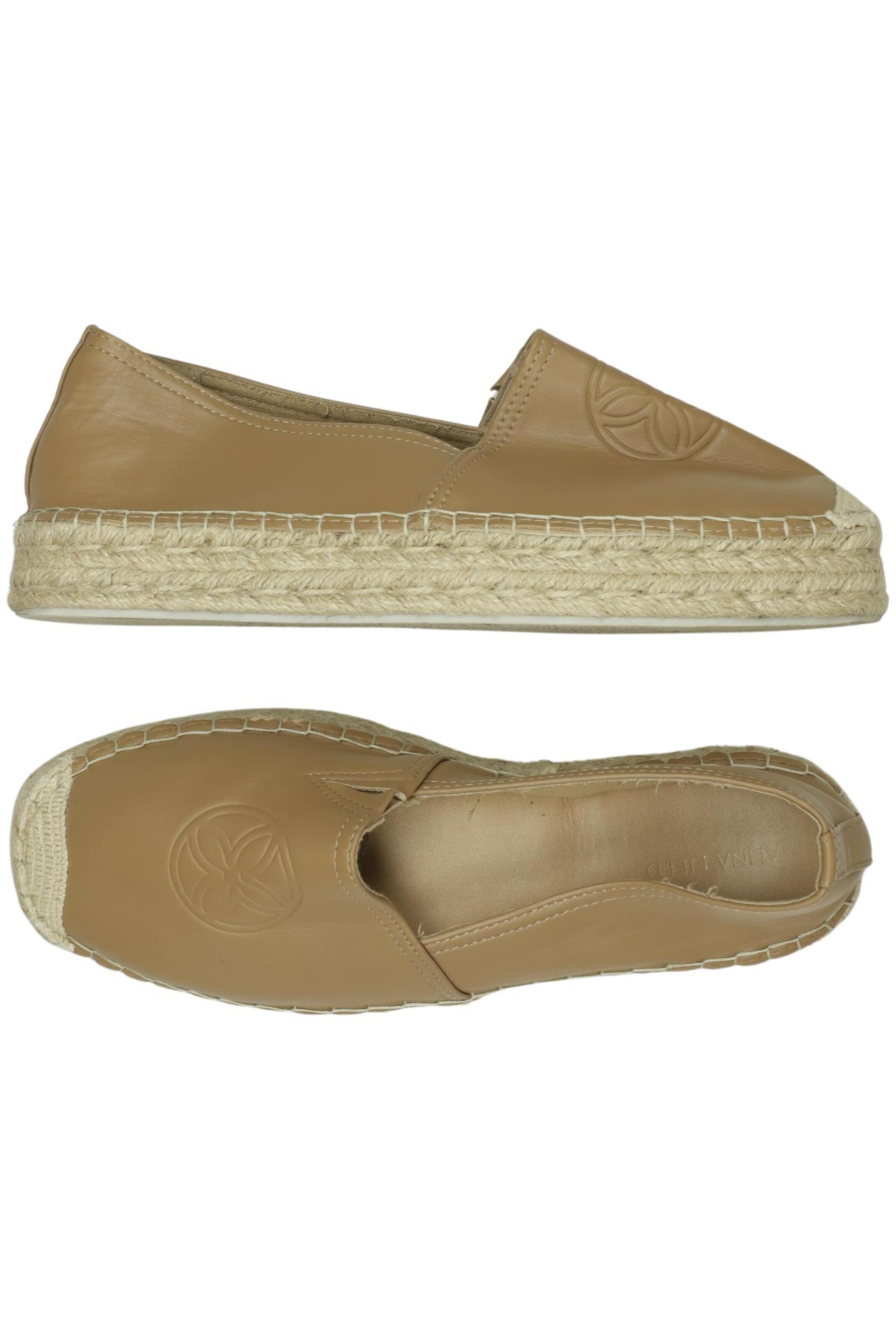 Anna Field Flats & Loafers in 39 in Beige: front