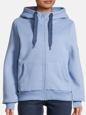 salzhaut Sweatvest in Blauw