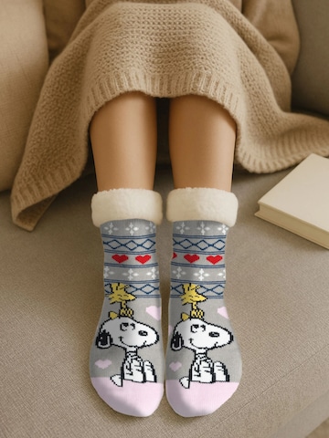Snoopy & Die Peanuts Socks in Grey