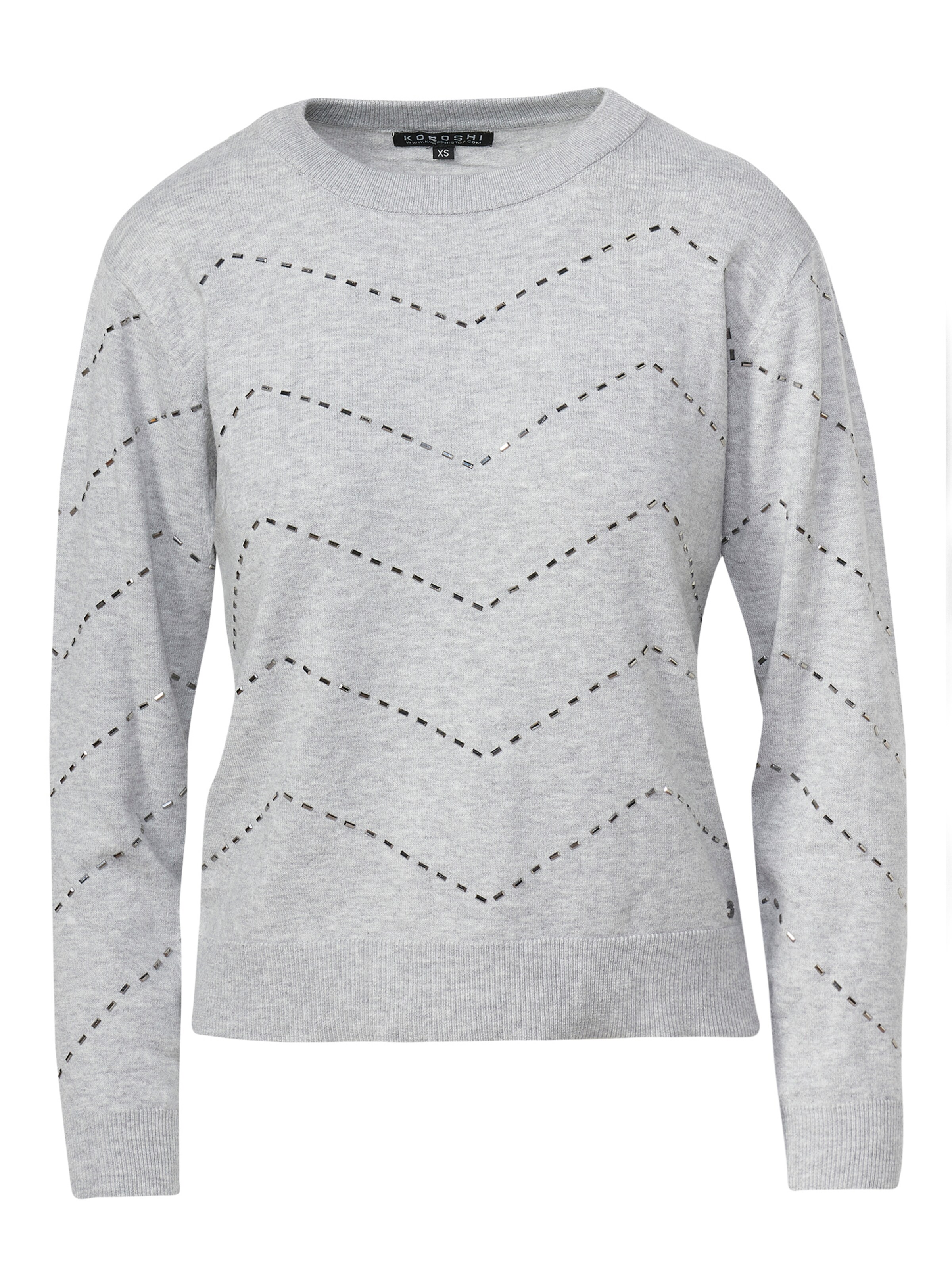 Pullover di KOROSHI in grigio: frontale