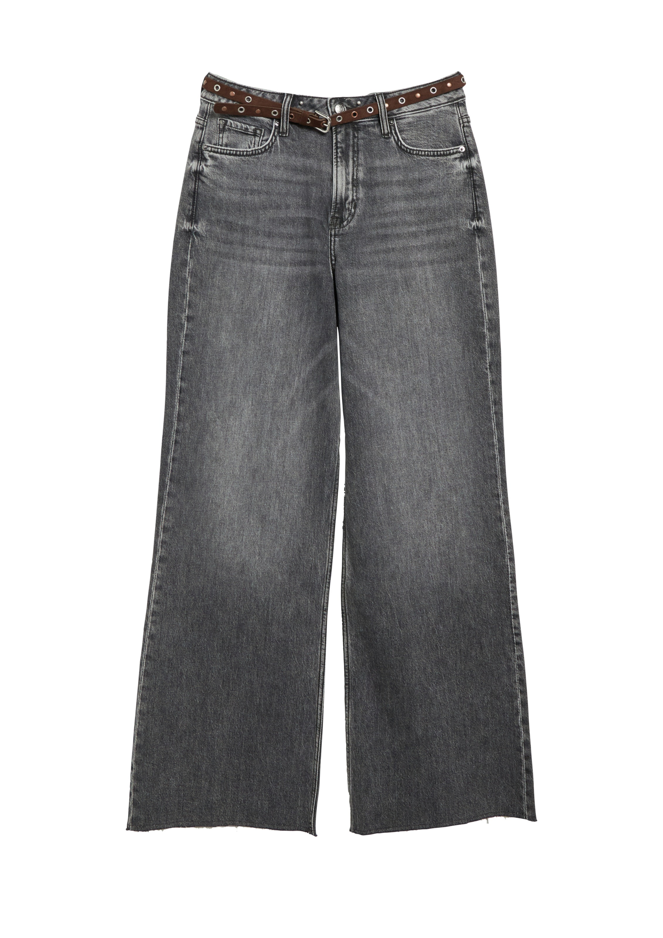 s.Oliver Regular Jeans in Grijs: voorkant