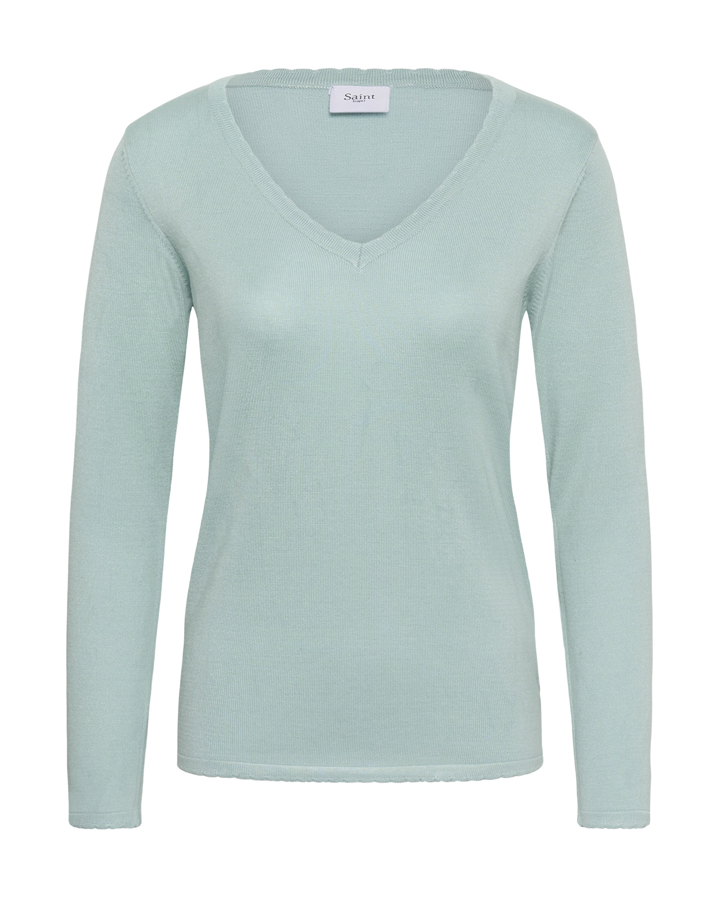 SAINT TROPEZ Sweater 'Mila' in Blue: front
