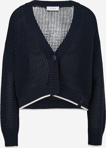 Cardigan comma casual identity en bleu : devant