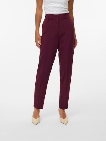 VERO MODA Tapered Hose 'VMGLORIA' in Rot: Vorderseite