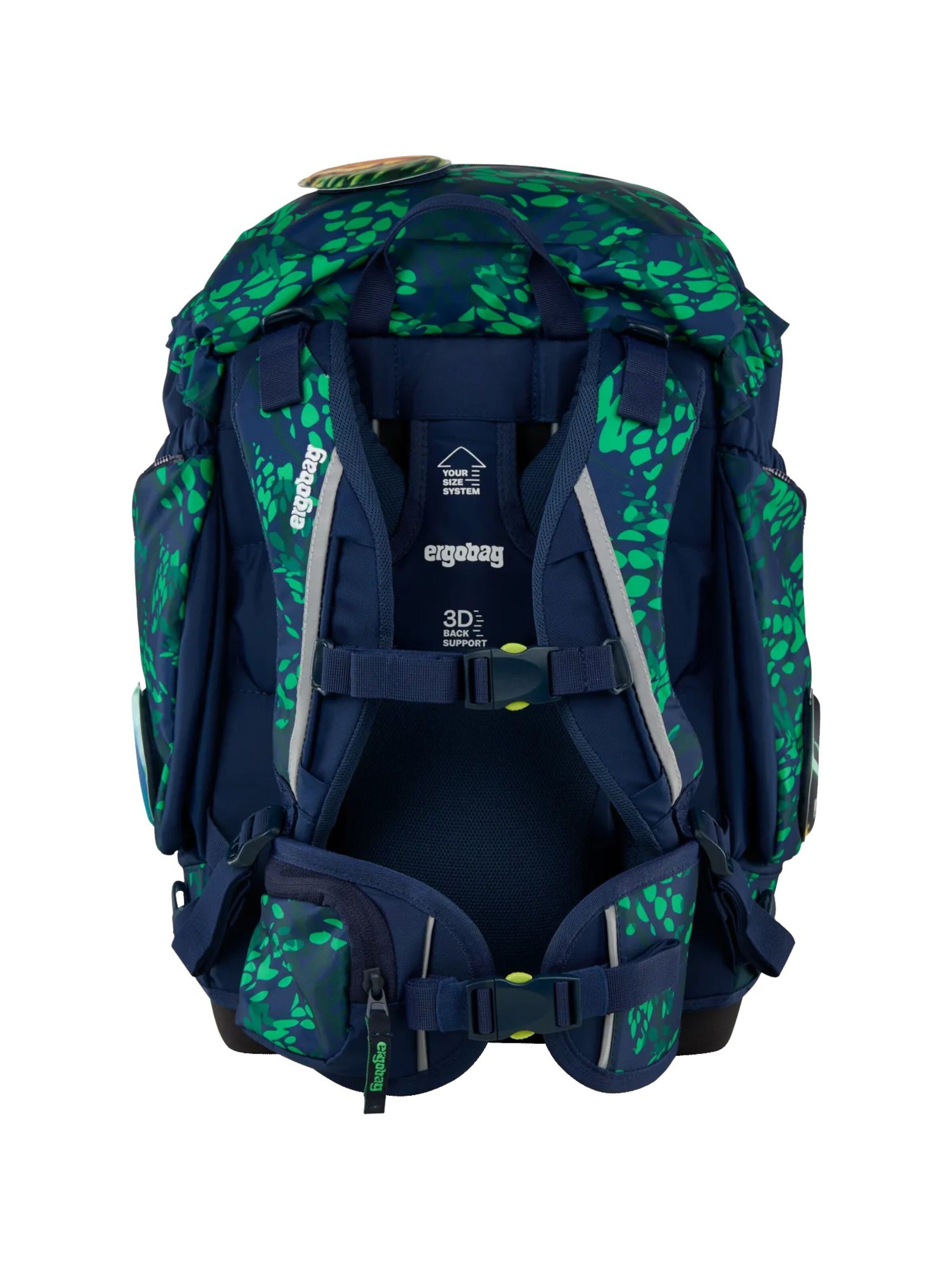 ergobag Backpack 'Schulranzen-Set pack Set' in Green