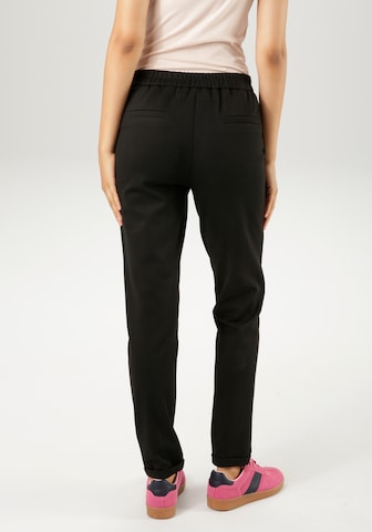 Aniston CASUAL Slim fit Pleated Pants in Black