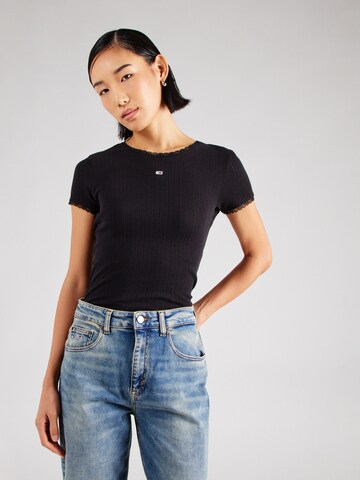 Tommy Jeans Футболка в Черный: спереди