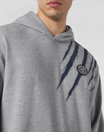 Plein Sport Sweatshirt 'Scratch' in Grey