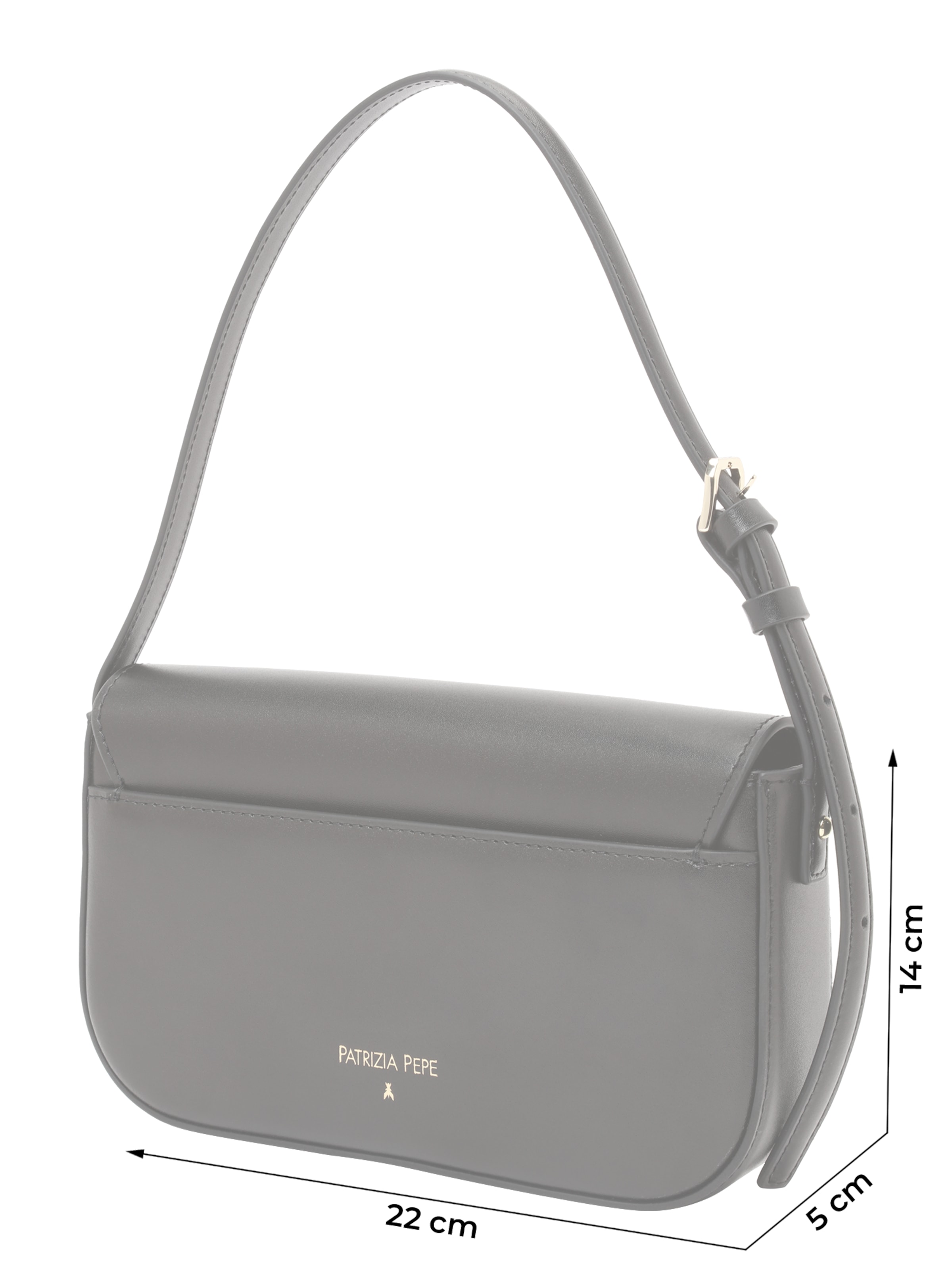 PATRIZIA PEPE Shoulder Bag in Black