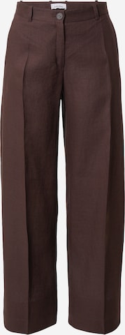 Pantalon à pince & Other Stories en marron : devant