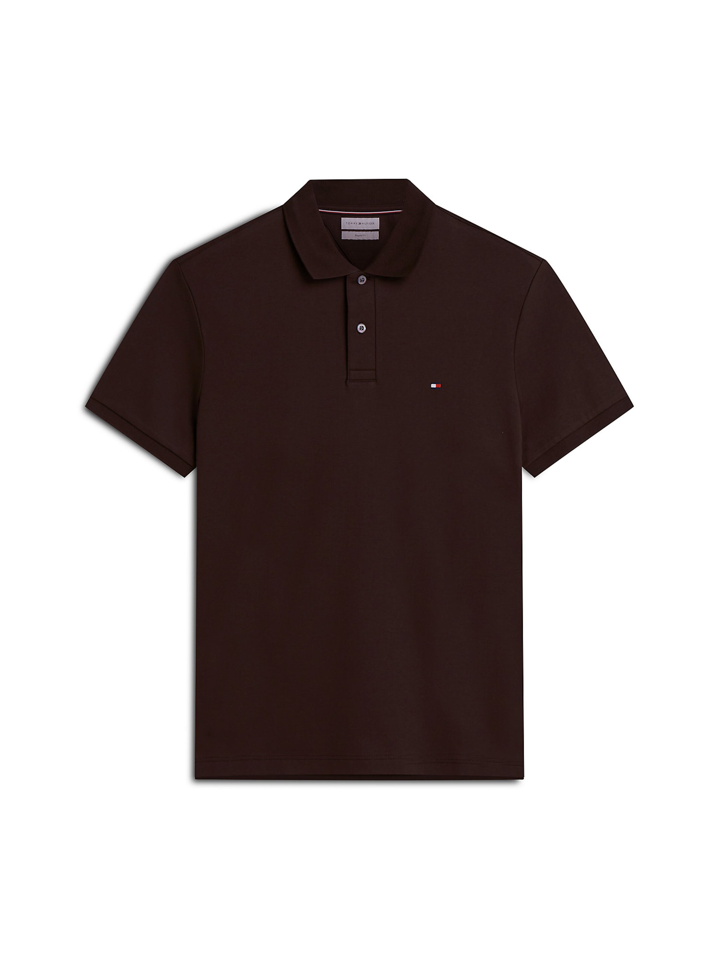 T-Shirt TOMMY HILFIGER en marron : devant