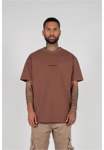 MJ Gonzales Shirt 'Metamorphose' in Brown: front
