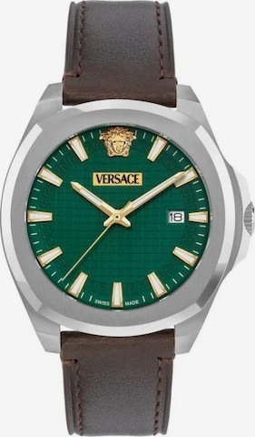 VERSACE Analoog horloge in Groen: voorkant
