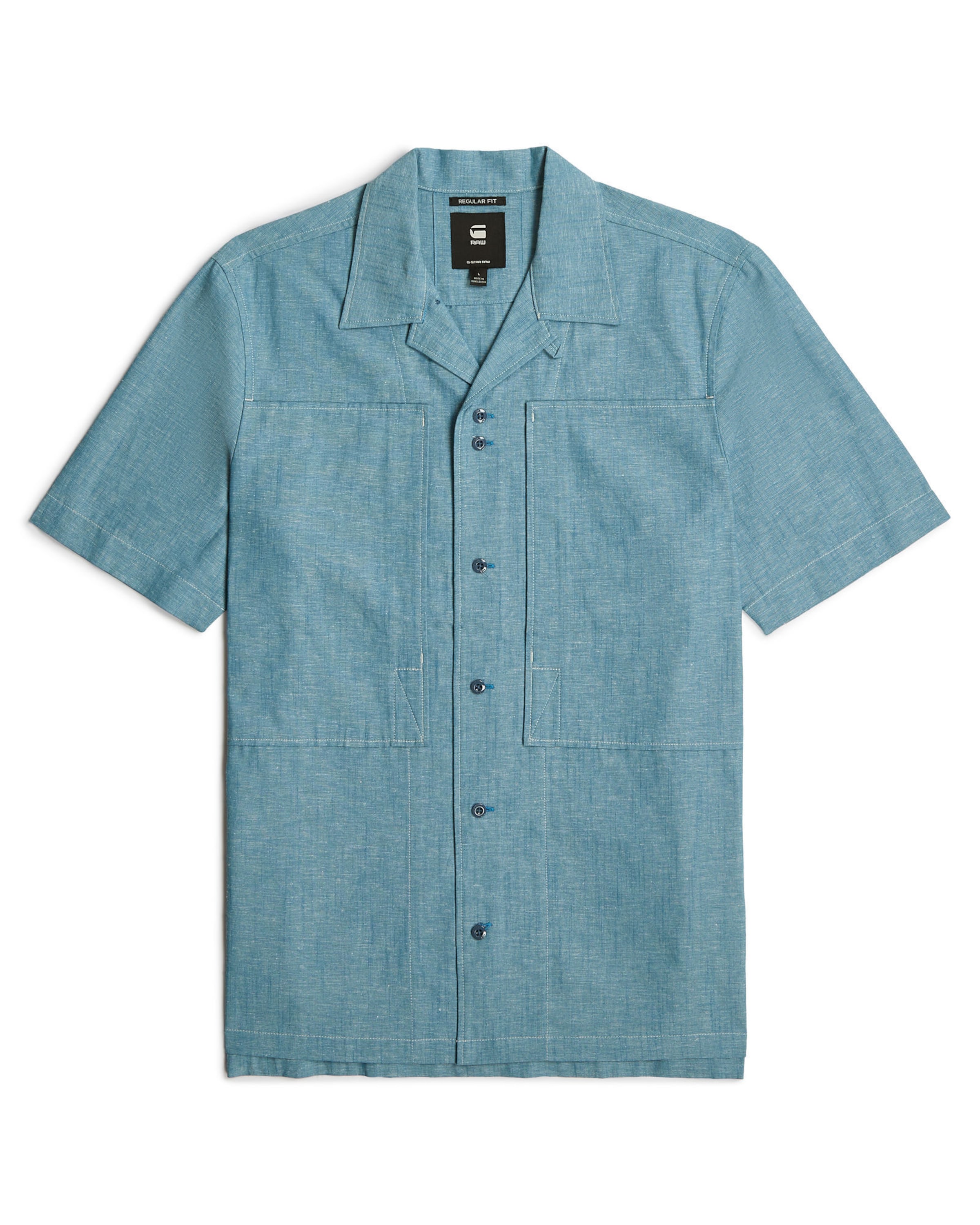 G-STAR Overhemd in Blauw: voorkant