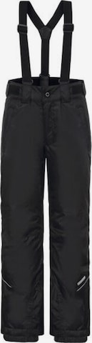 ICEPEAK Regular Workout Pants 'Carter' in Black: front