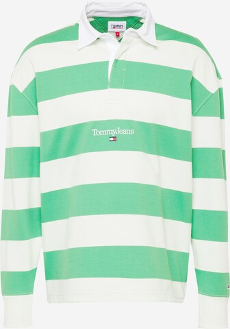 Tricou de la Tommy Jeans pe verde: față