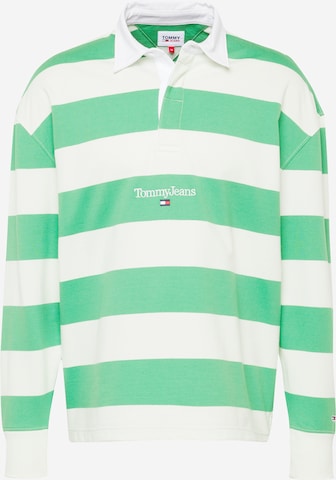 Tommy Jeans Tričko - Zelená: predná strana