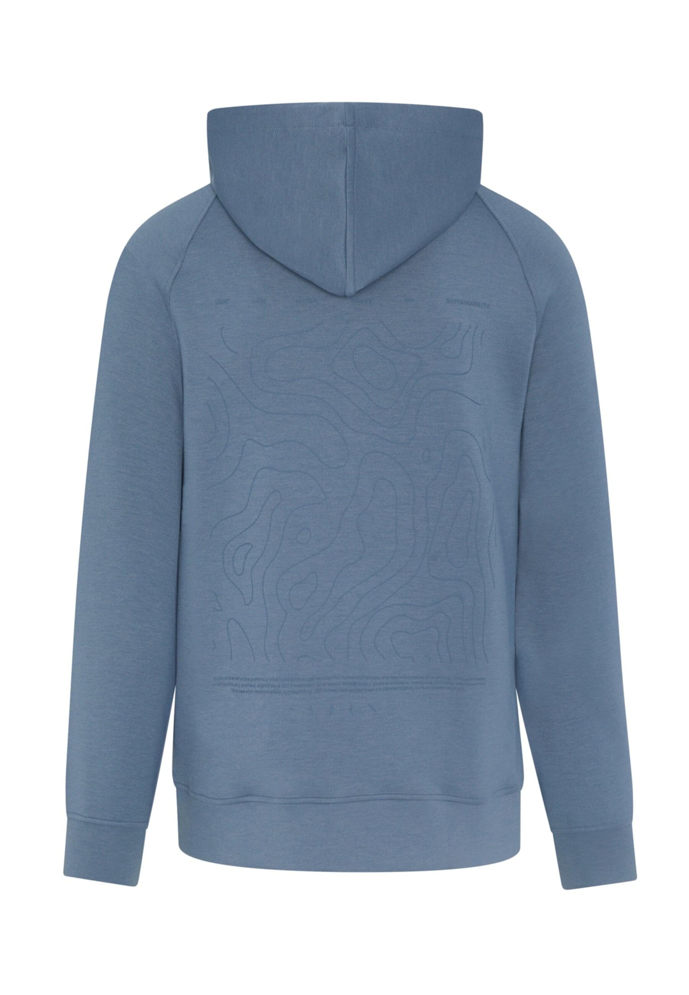 Born Living Yoga Sweat jacket 'Biafra' in Blue