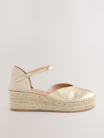 Next Espadrillaer 'Forever Comfort' i guld