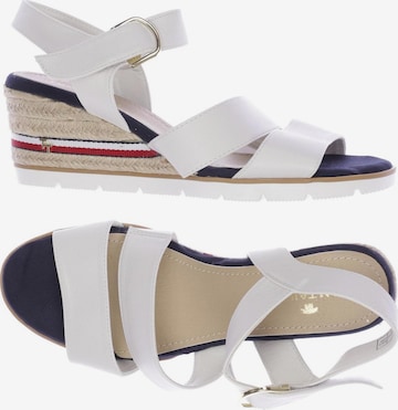 TOM TAILOR Sandals & High-Heeled Sandals in 41 in White: front