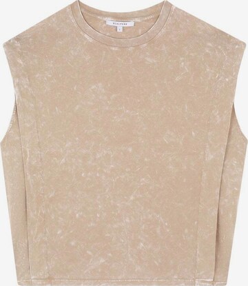 Scalpers T-shirt i beige: framsida