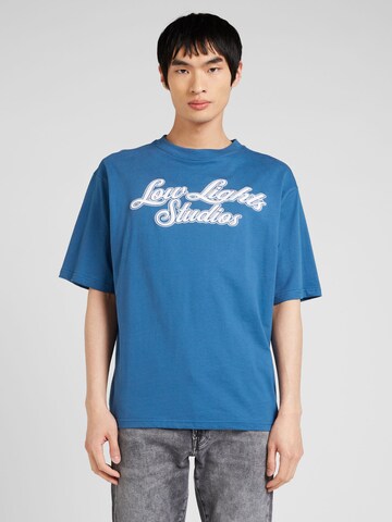 Low Lights Studios Shirt 'Shutter' in Blauw: voorkant