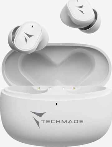 Casques 'Techmade Earbuds K111 Weiß' Techmade en blanc : devant