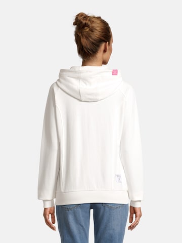 salzhaut Sweatvest 'Losen' in Wit