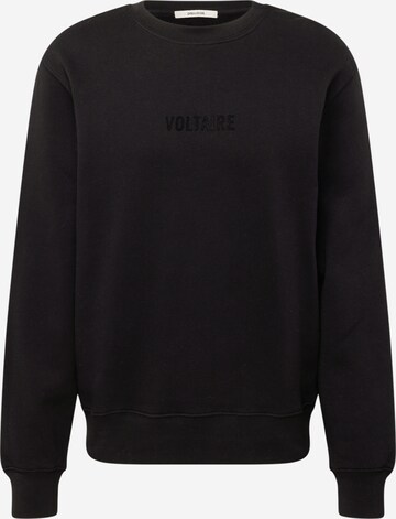 Zadig & Voltaire Sweatshirt 'SIMBA' in Black: front