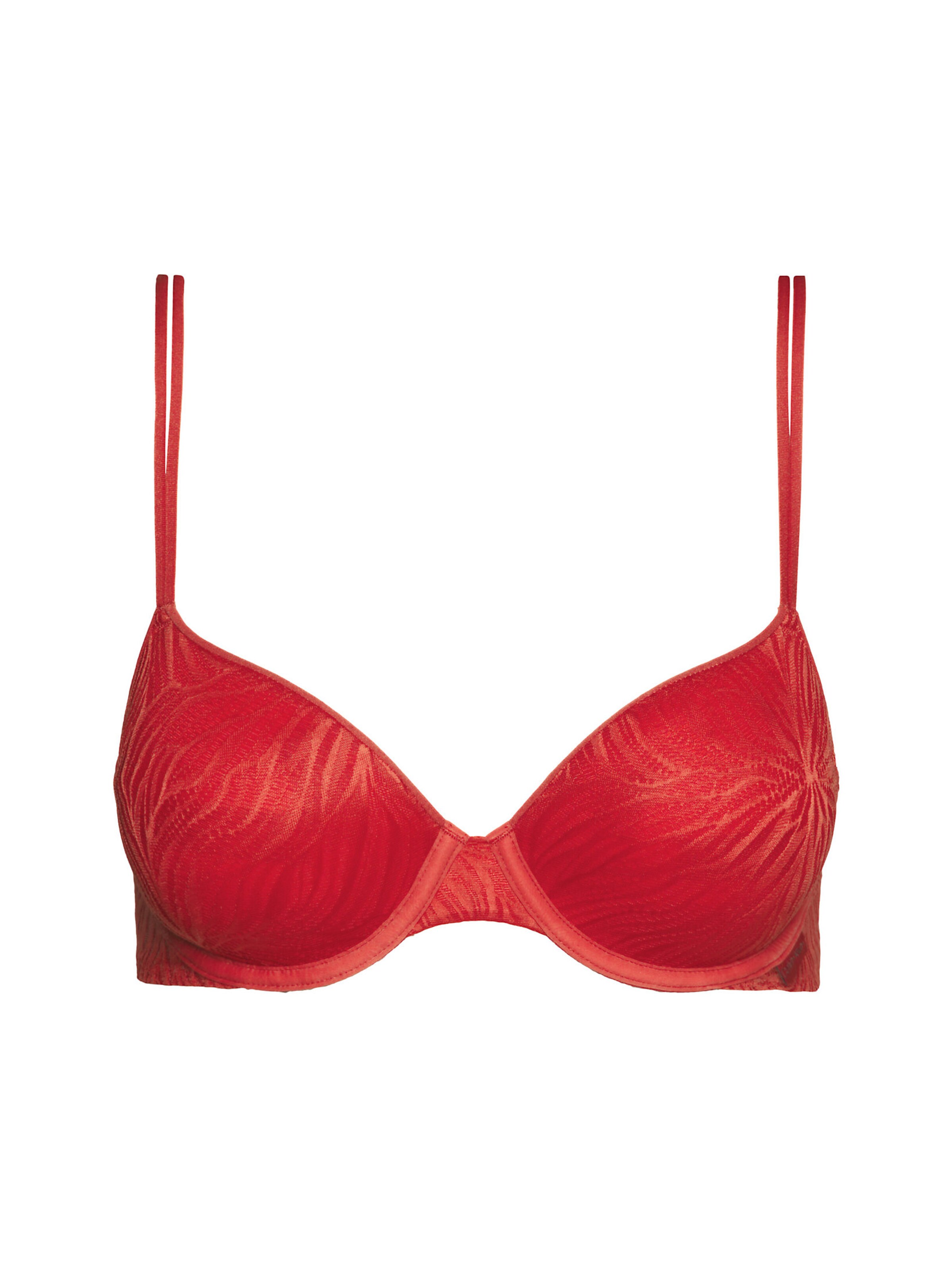 Calvin Klein Underwear BH  'Sheer Marquisette' in Rot: Vorderseite