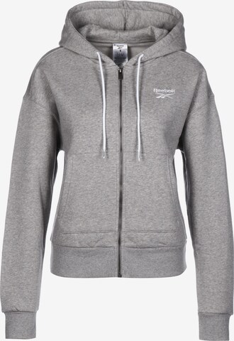 Reebok Athletic Sweatshirt in Grey: front