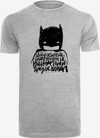 T-Shirt 'DC Comics Batman Always Be Yourself' F4NT4STIC en gris : devant