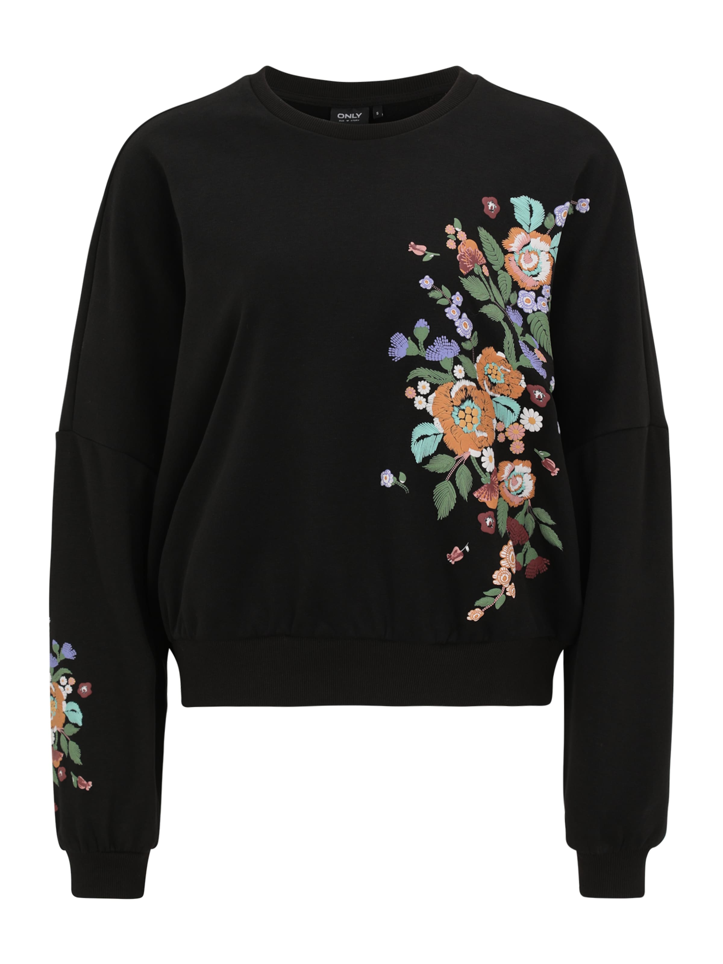 Only Tall Sweatshirt in Black: front