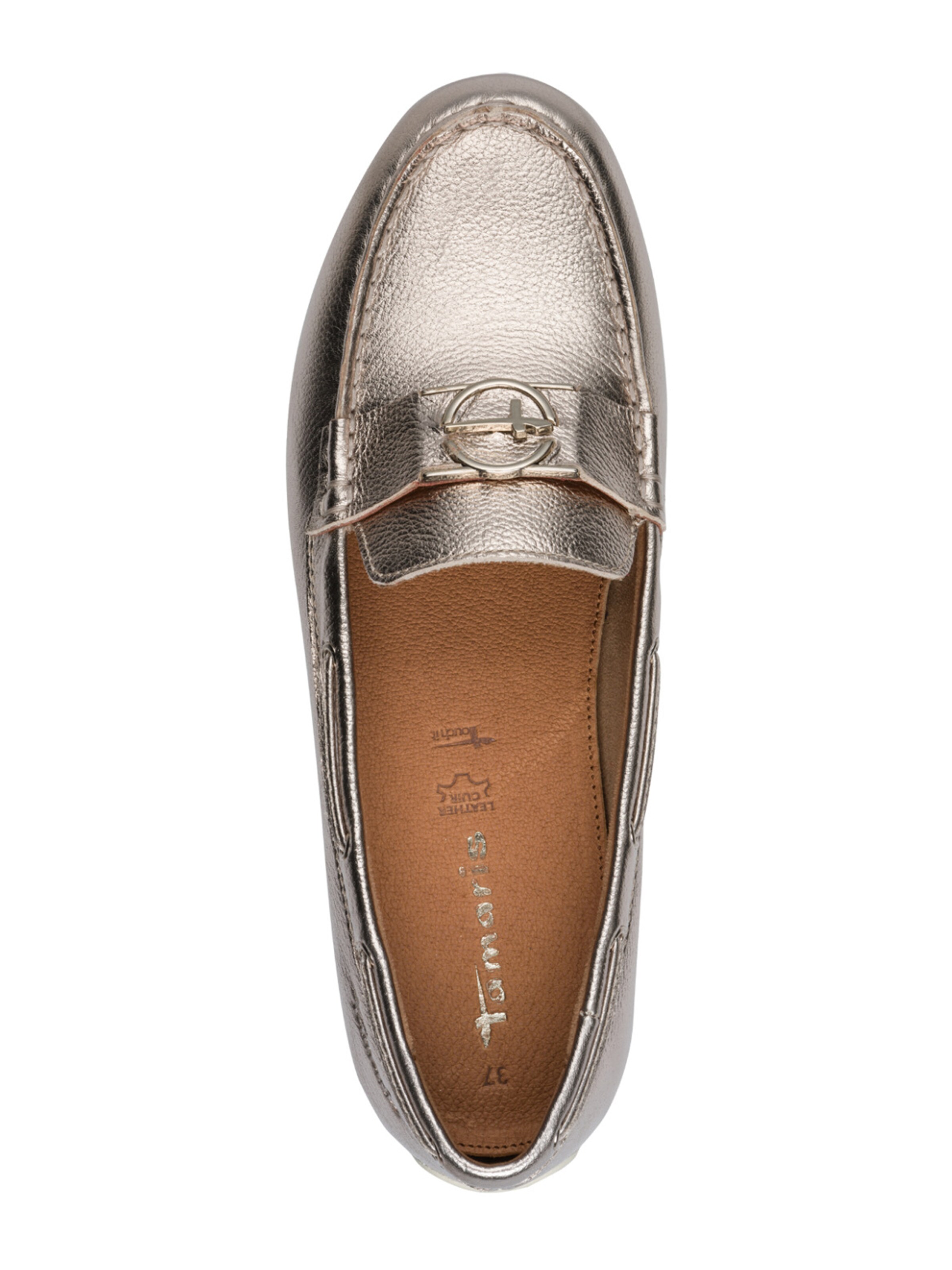 Tamaris Moccasins in Silver