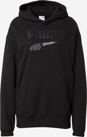 PUMA Sweatshirt 'PUMAxABOUT YOU' in Schwarz: predná strana