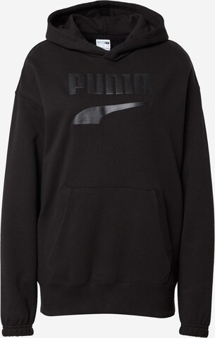 PUMA - Camiseta deportiva 'PUMAxABOUT YOU' en negro: frente