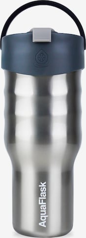 AquaFlask Láhev na vodu 'AquaFlask Termoláhev TUMBLER 887 ml' – stříbrná: přední strana
