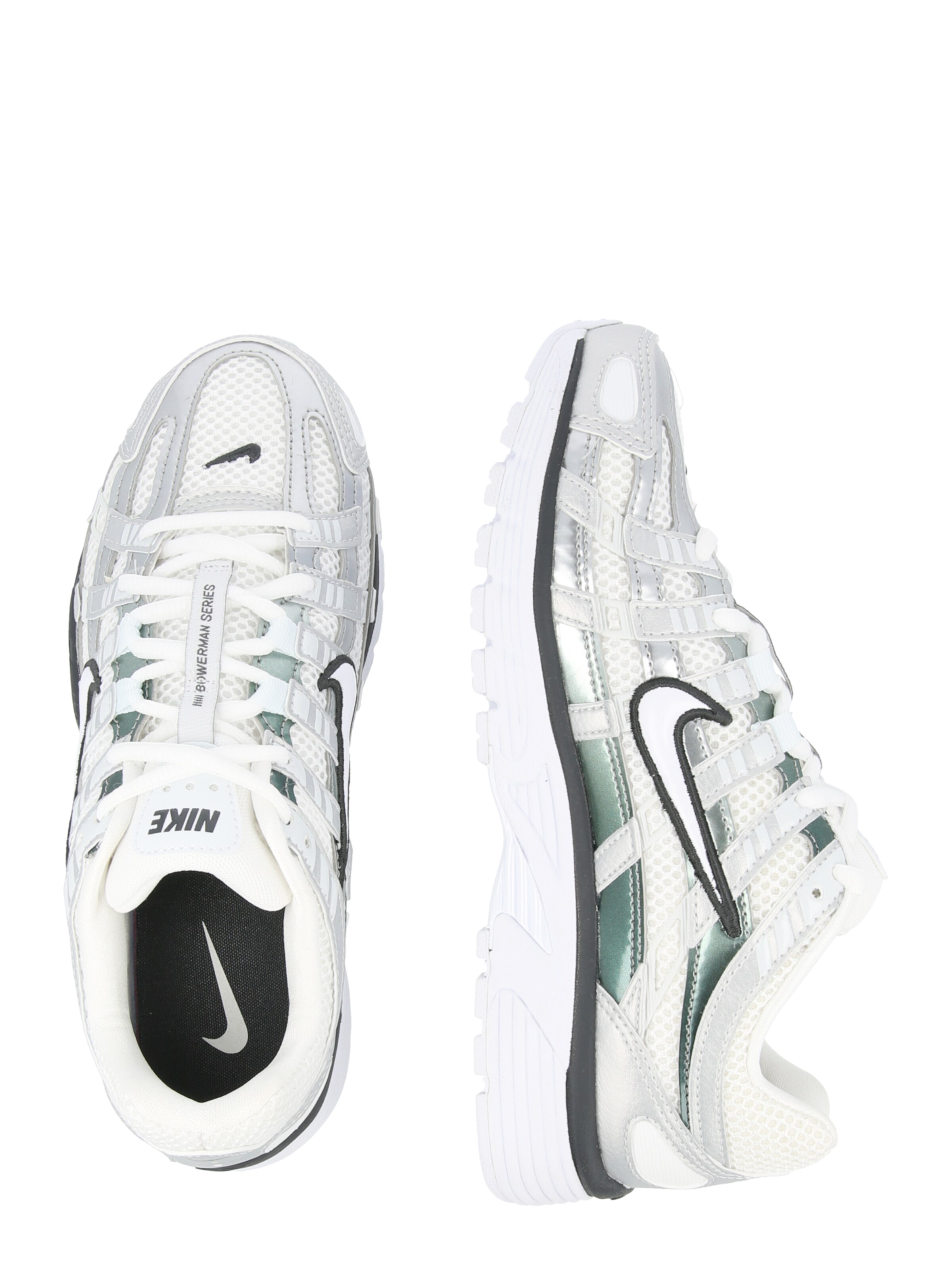 Nike Sportswear Ниски маратонки 'P-6000' в бяло