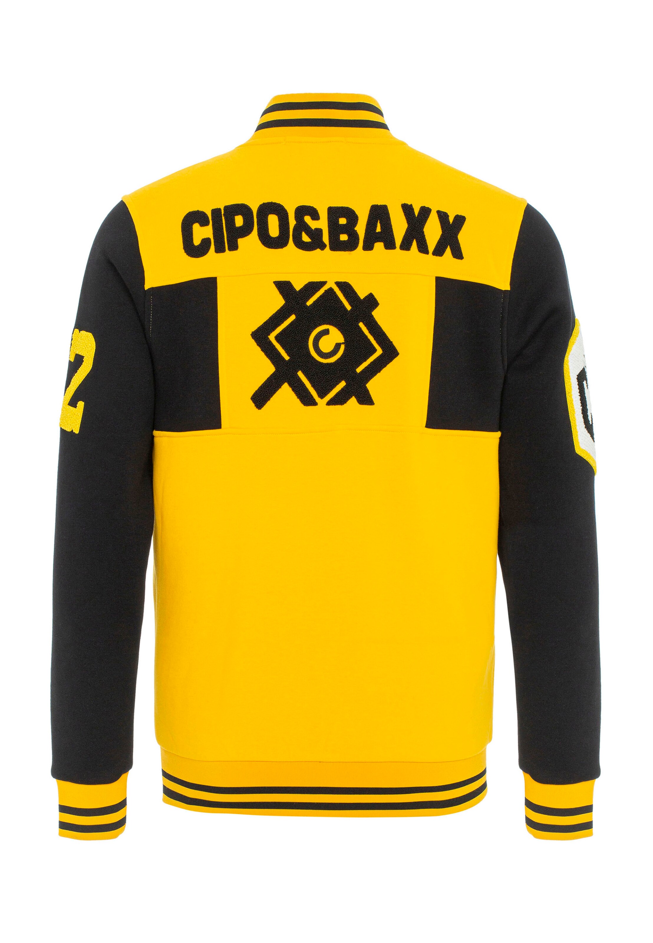 CIPO & BAXX Zip-Up Hoodie in Yellow