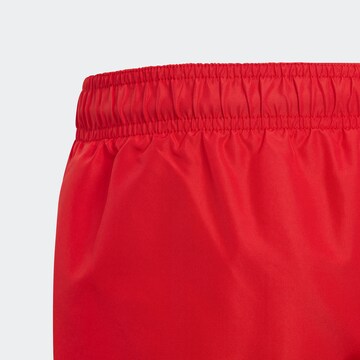 ADIDAS PERFORMANCE Plavecké šortky 'Logo Clx' – červená