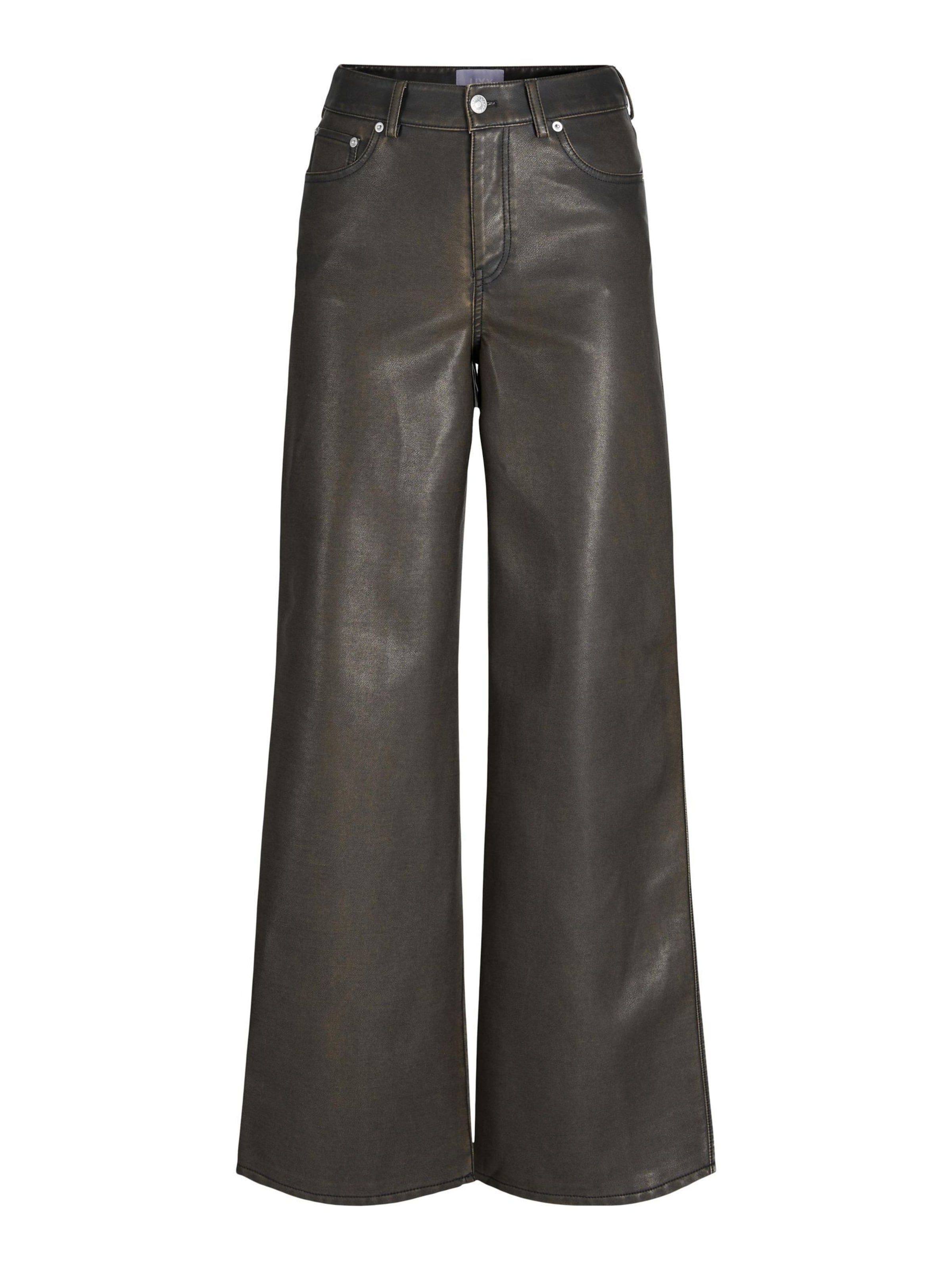 Bootcut Pantalon 'HANNAH' JJXX en marron : devant
