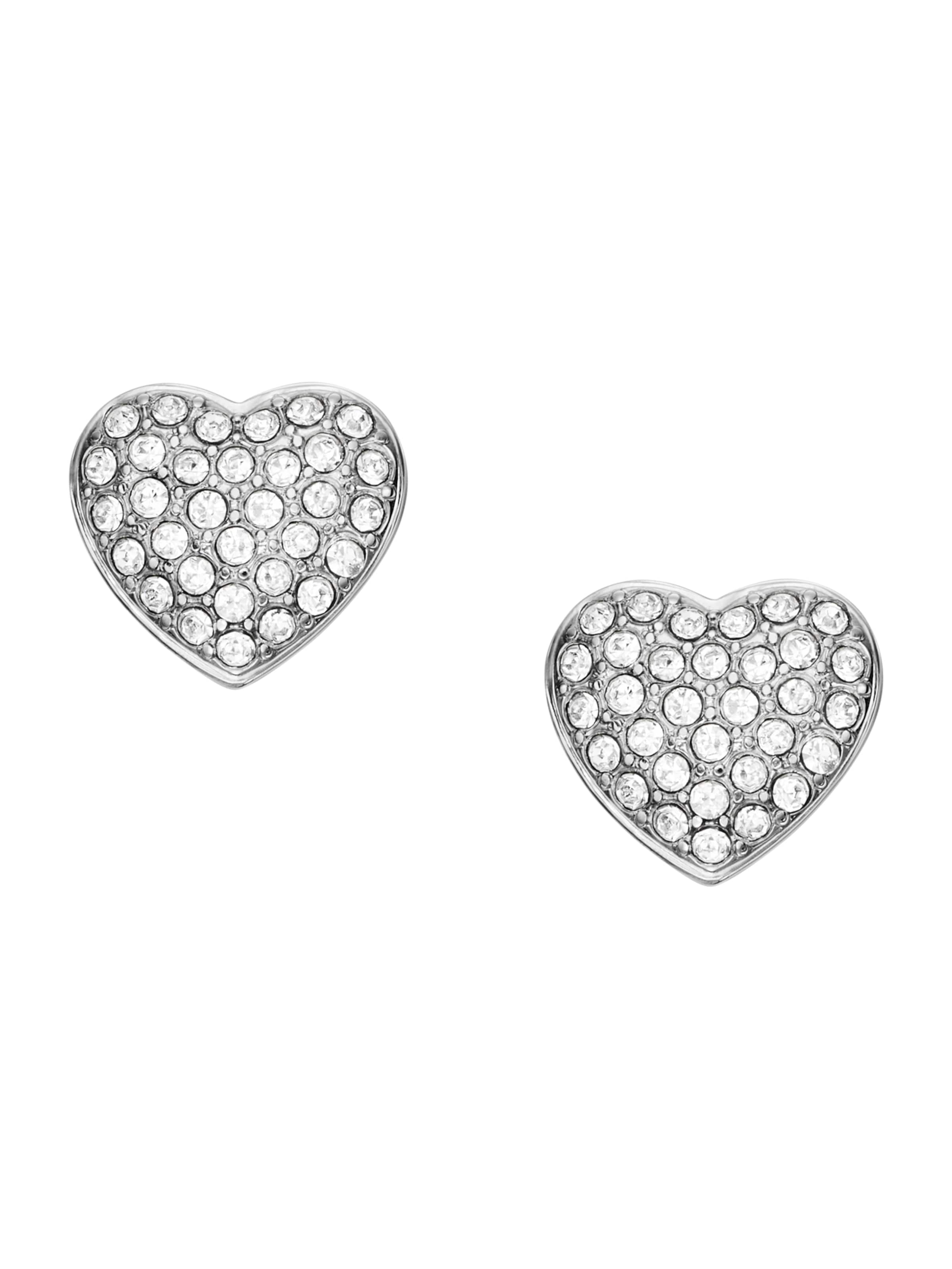 FOSSIL Ohrringe in Silber: Vorderseite