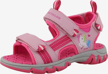 TOM TAILOR Sandale in Pink: Vorderseite
