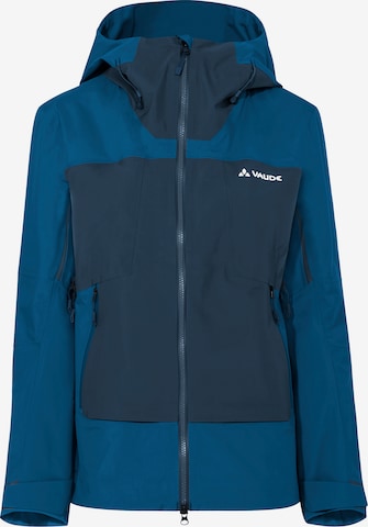 VAUDE Outdoorjas 'Croz Alpine' in Blauw: voorkant