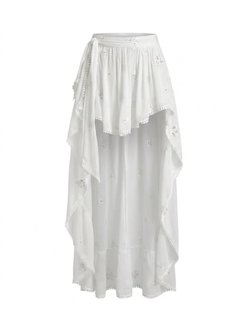 Gonna 'Jupe Celeste' di Miss June in bianco: frontale