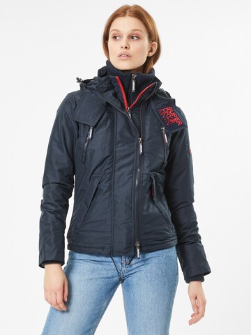 Superdry Functionele jas 'Mountain' in Blauw: voorkant