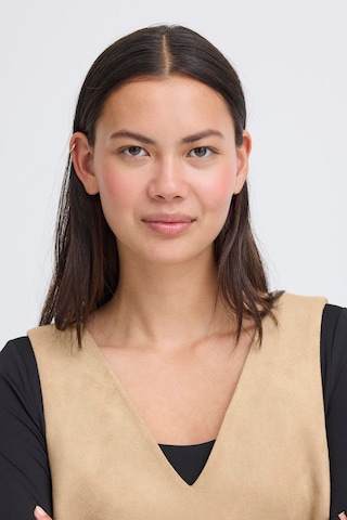 ICHI Dress in Beige