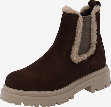 Palado by Sila Sahin Boots in Braun: Vorderseite