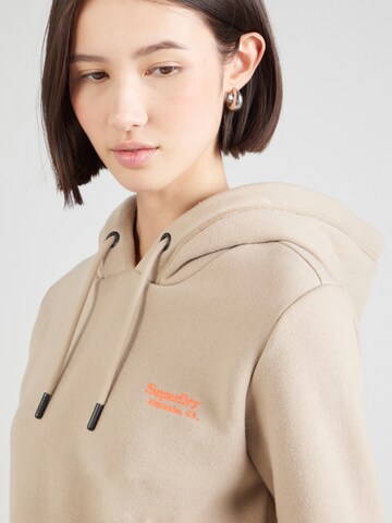 Sweat-shirt 'Essential' Superdry en beige
