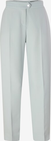 COMMA Regular Pleated Pants in Green: front